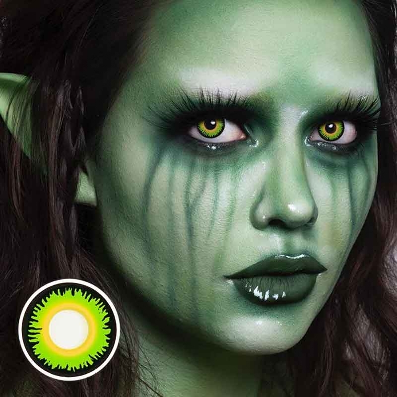 【U.S Warehouse】Manson Green Werewolf Contact Lenses