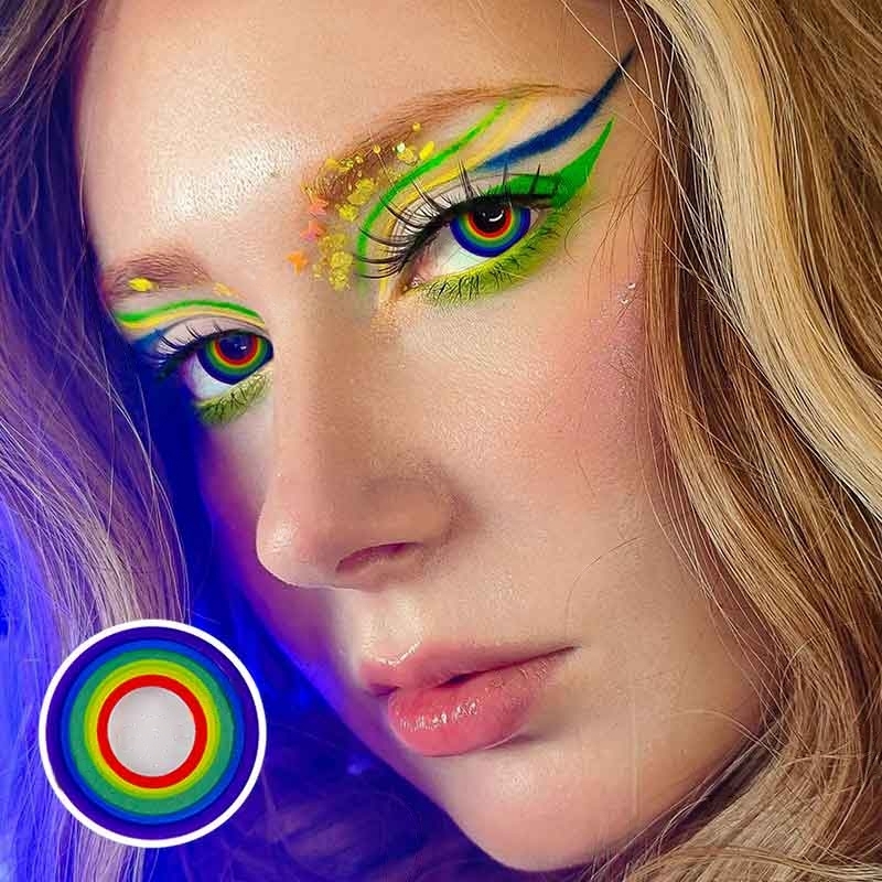 【U.S Warehouse】Rainbow Contact Lenses