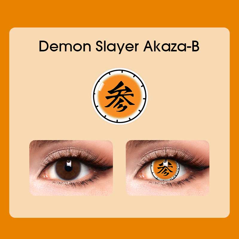 Demon Slayer Akaza Contact Lenses