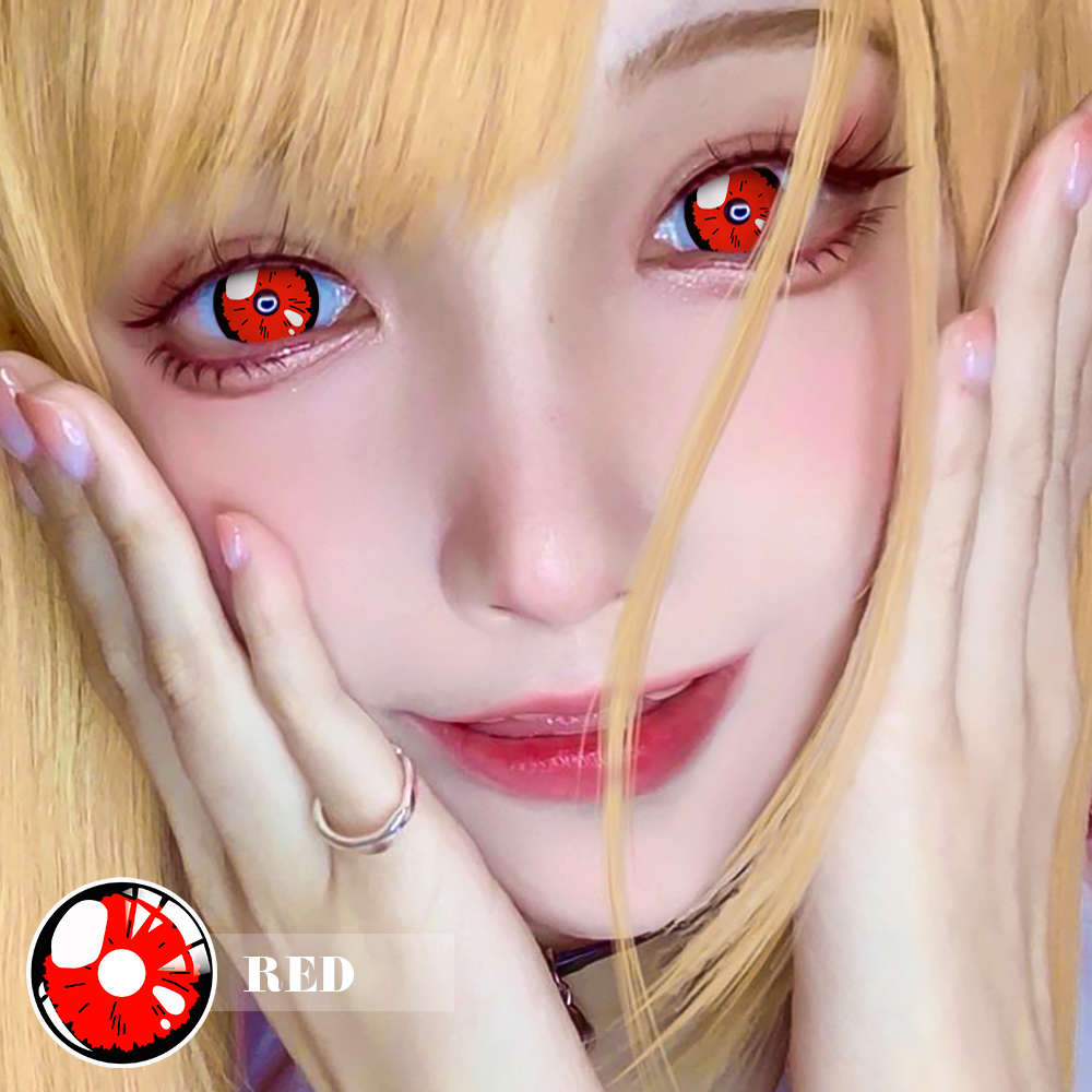Kitagawa Marin Red Contact Lenses