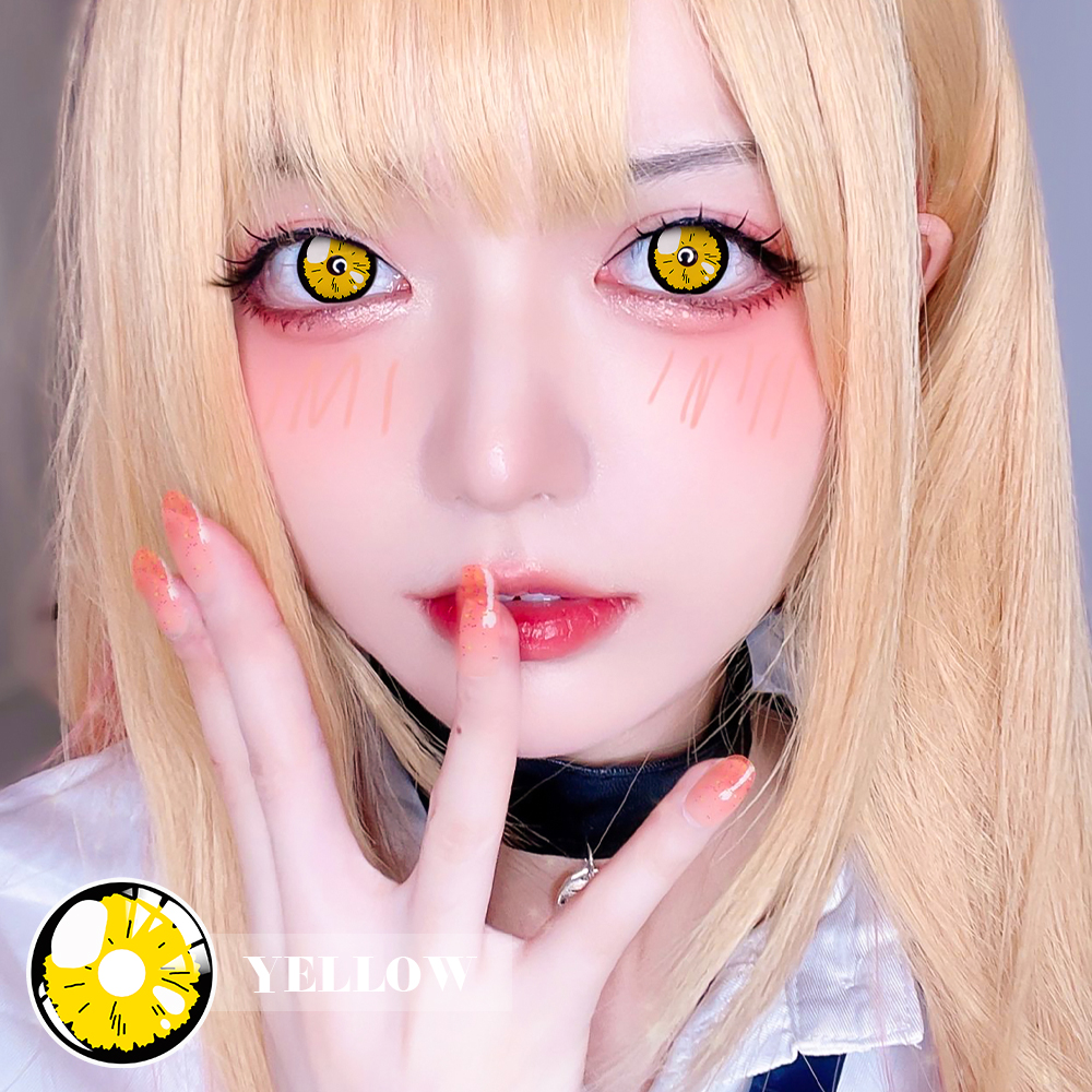 Kitagawa Marin Yellow Contact Lenses