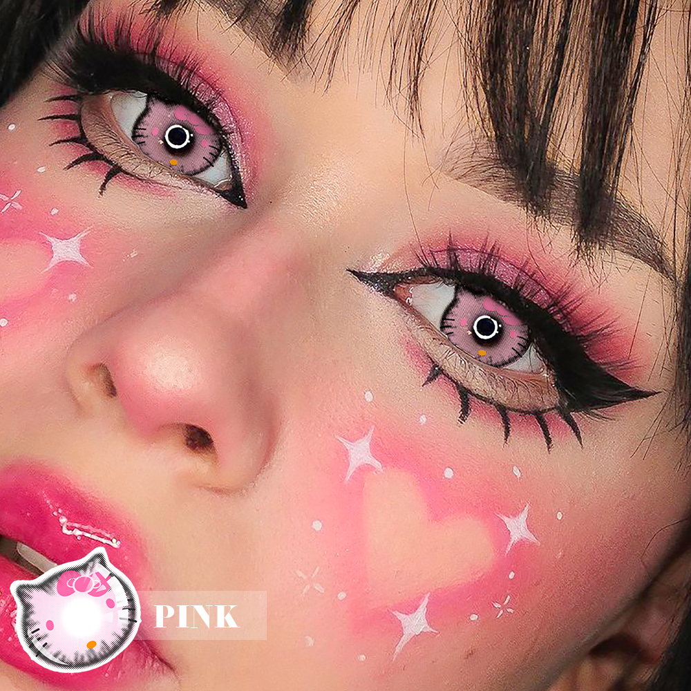 Kitty Pink Contact Lenses