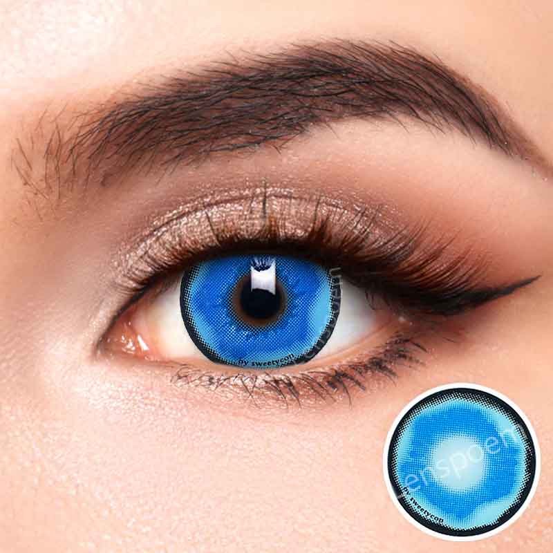Platonic Blue Contact Lenses