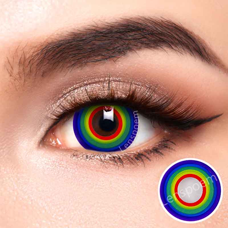 Circle Rainbow Contact Lenses