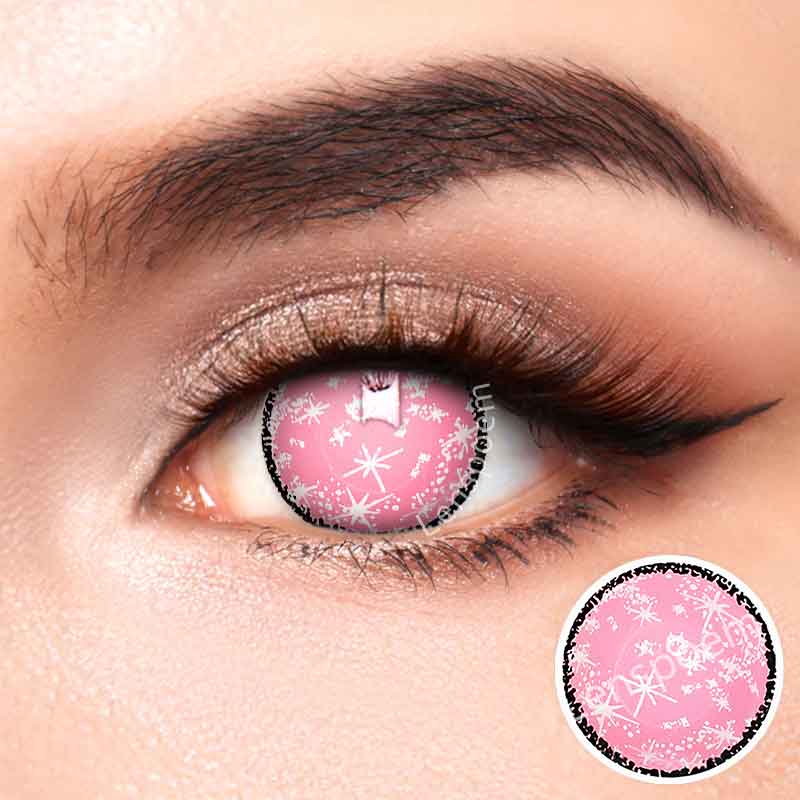 Coral Pink Contact Lenses