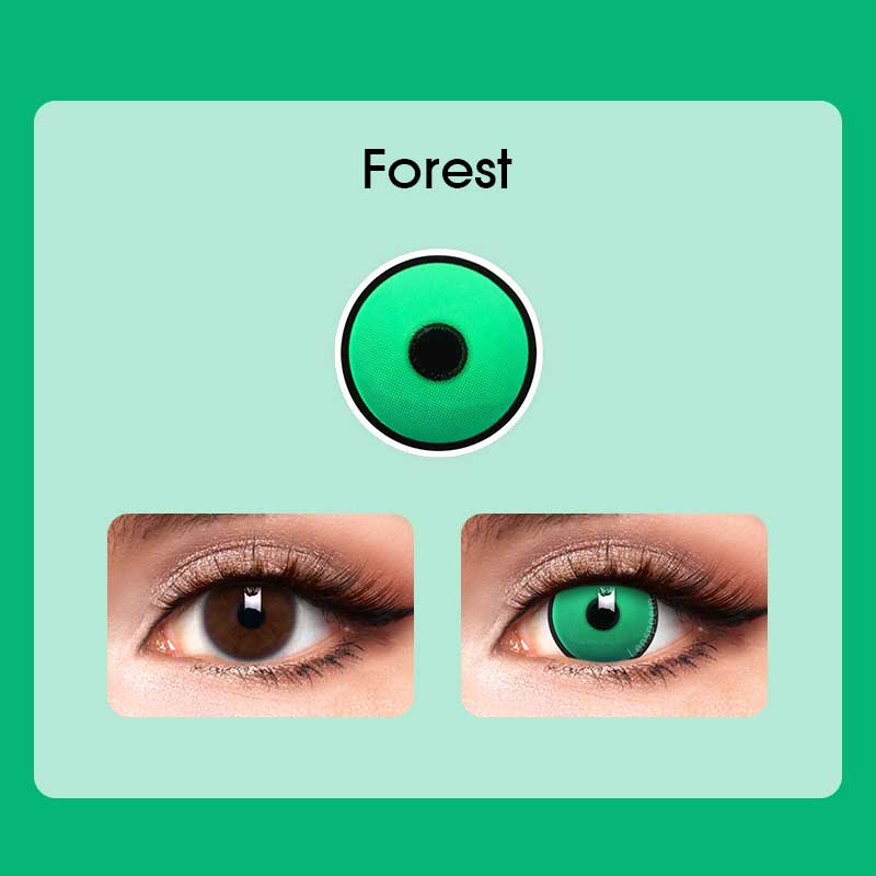 Ys41 Forest Green Contact Lenses