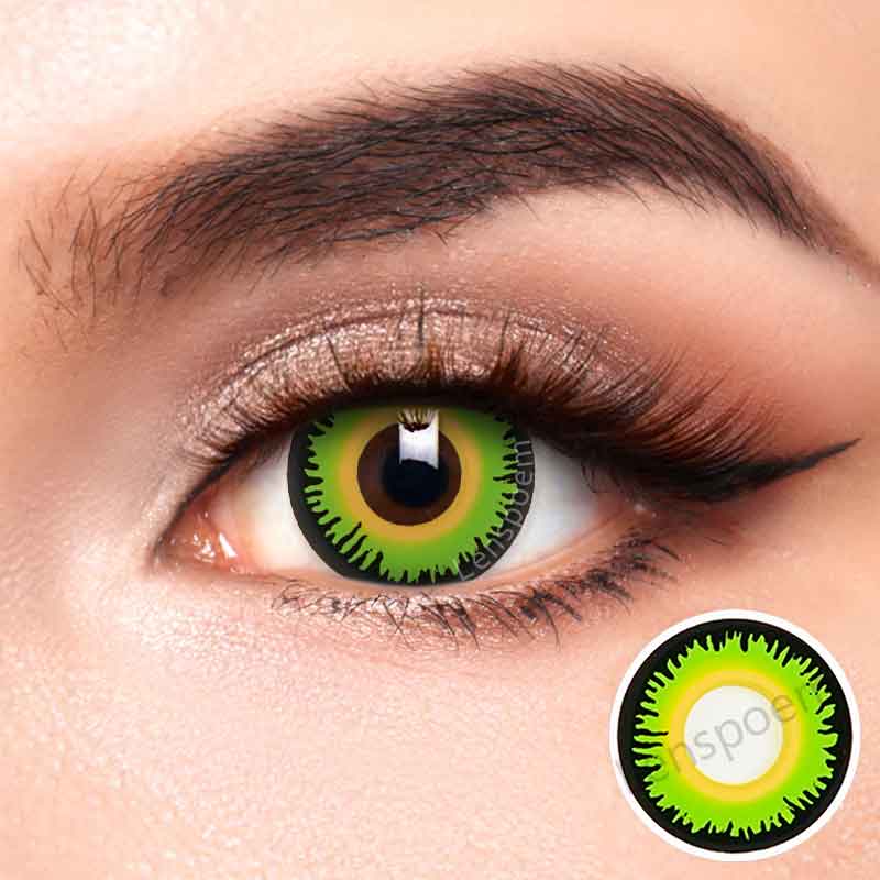 Green Werewolf Contact Lenses