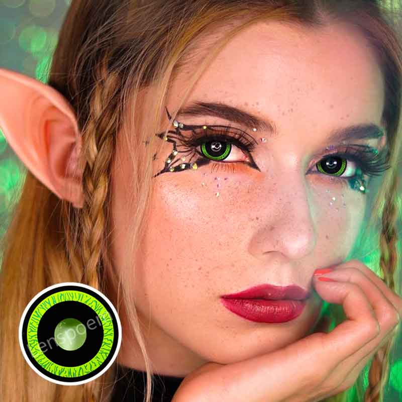 Nebulos Green Contact Lenses