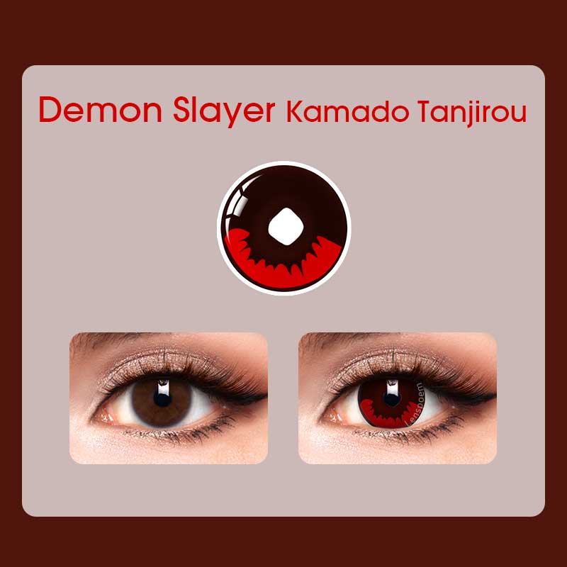 Demon Slayer Kamado Tanjirou Contact Lenses