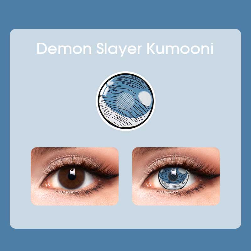 Demon Slayer Kumooni Contact Lenses