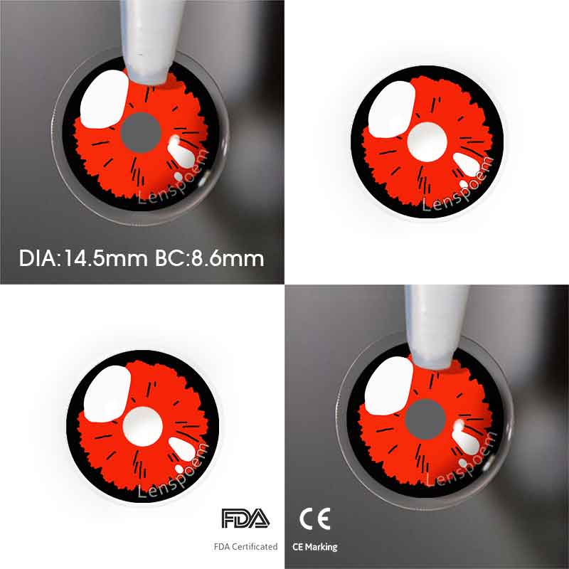 Kitagawa Marin Red Contact Lenses