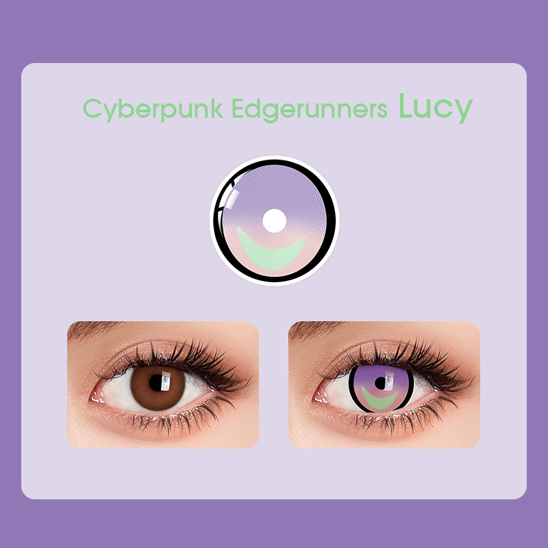 Cyberpunk Lucy Contact Lenses