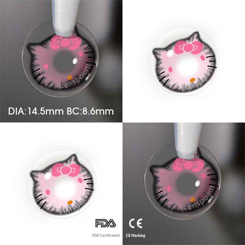 Kitty Pink Contact Lenses