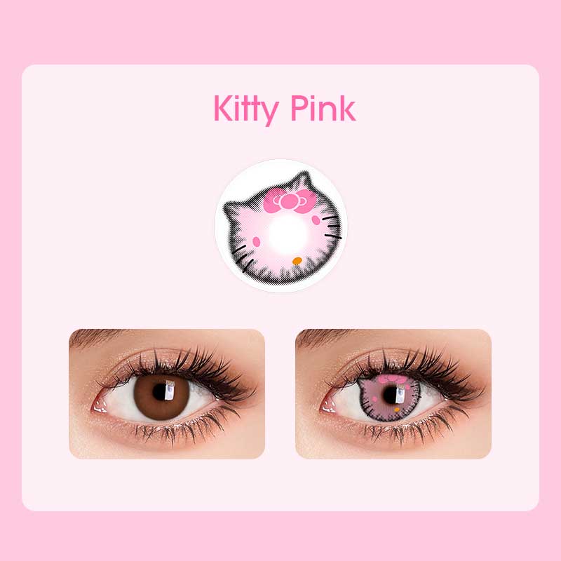Kitty Pink Contact Lenses