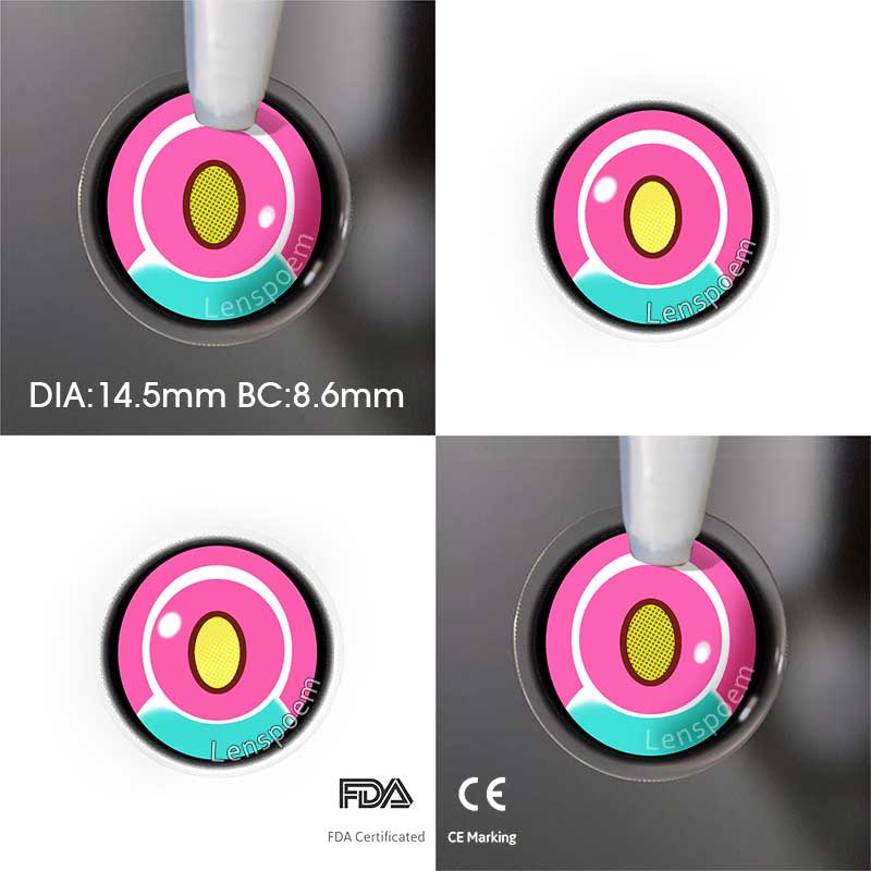 Titan Pink Contact Lenses