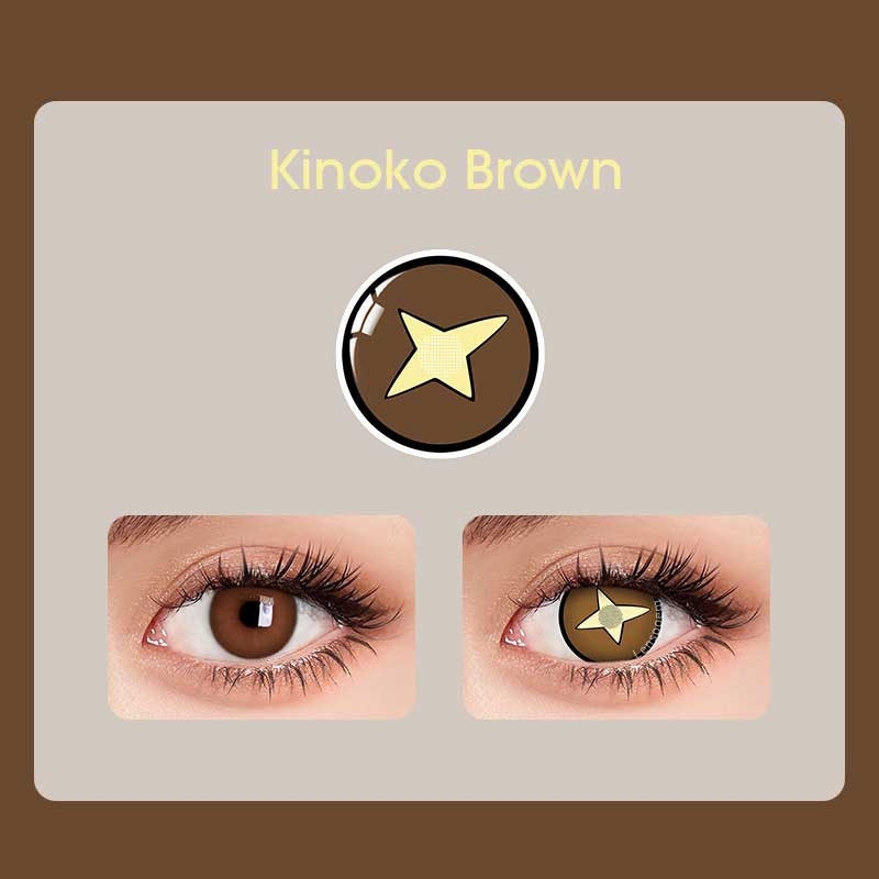 Kinoko Brown Contact Lenses