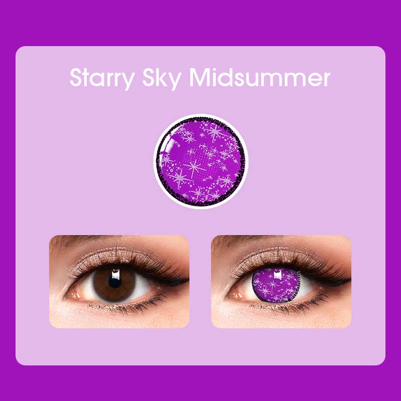 Midsummer Purple Snow Contact Lenses