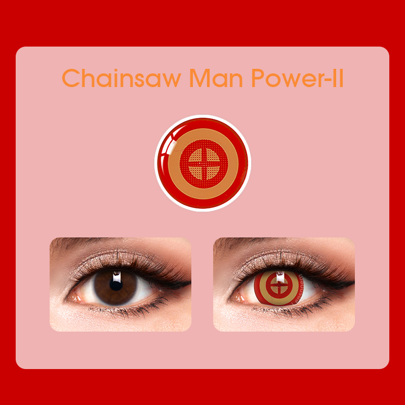Chainsaw Man Power Ii Contact Lenses