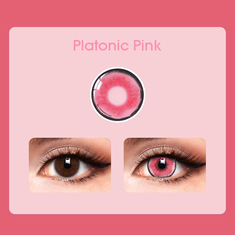 Platonic Pink Contact Lenses