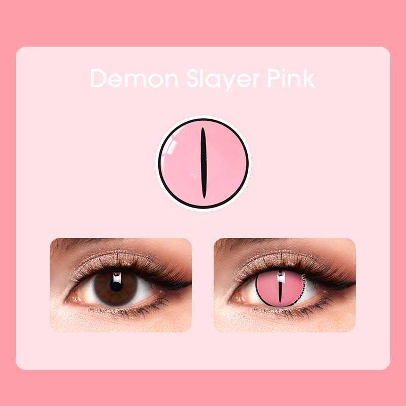 Kamado Nezuko Pink Contact Lenses
