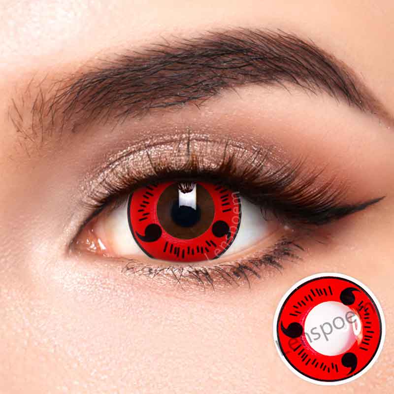 Naruto Red Sasuke Uchiha Contact Lenses