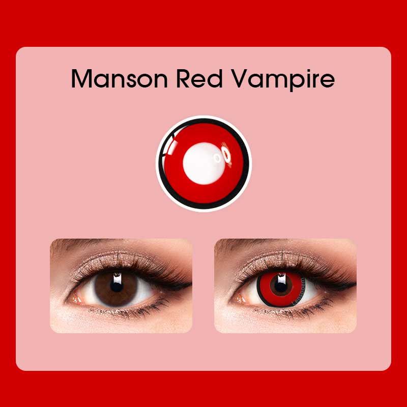Red Vampire Contact Lenses