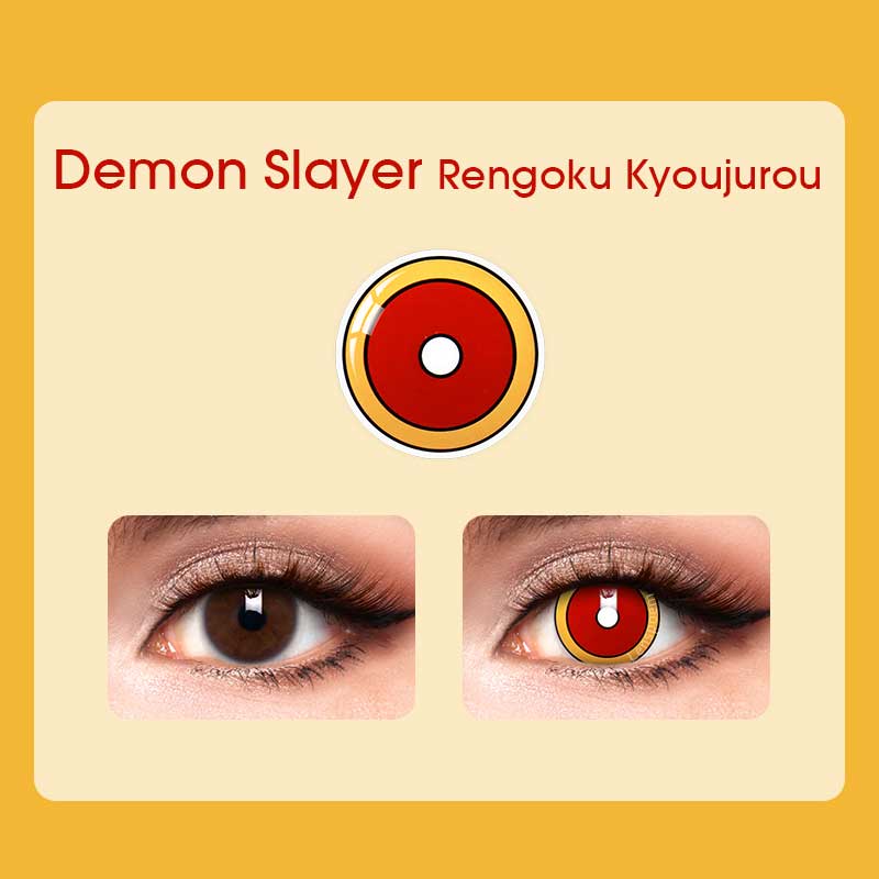 Demon Slayer Rengoku Kyoujurou Contact Lenses