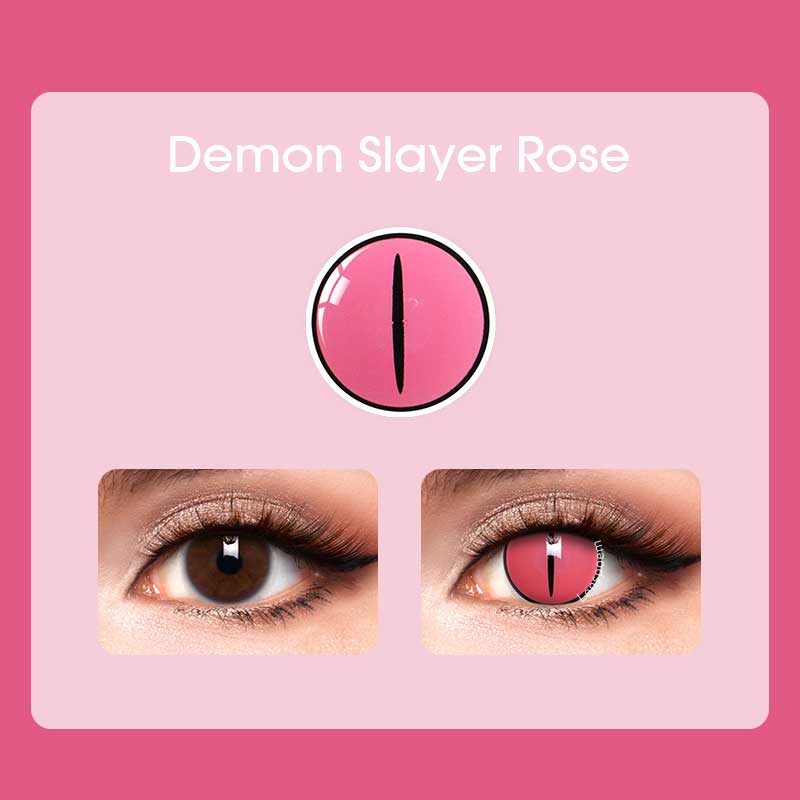 Kamado Nezuko Rose Contact Lenses