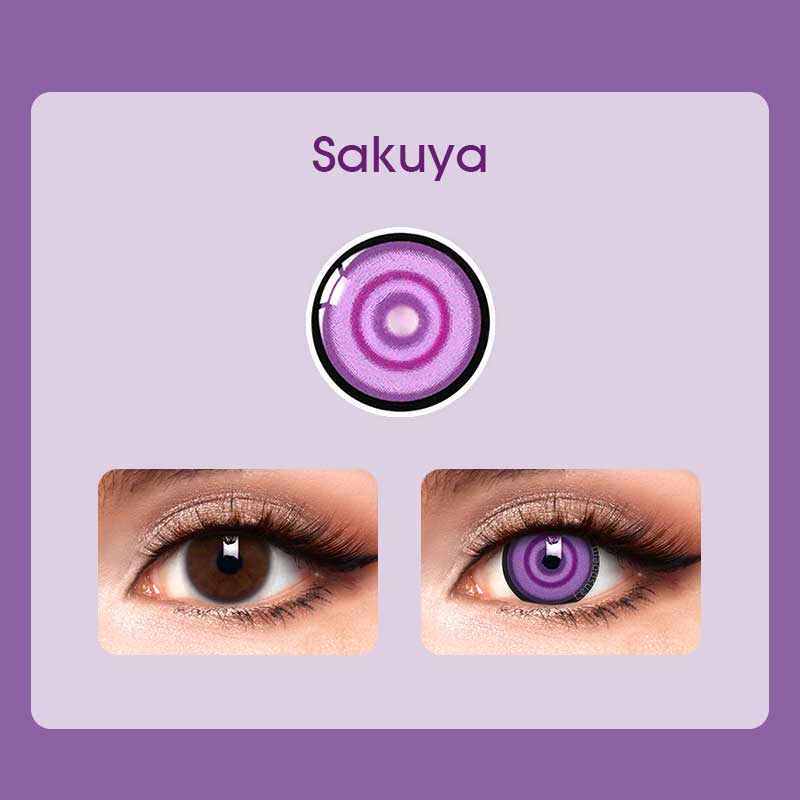 Sakuya Purple Contact Lenses