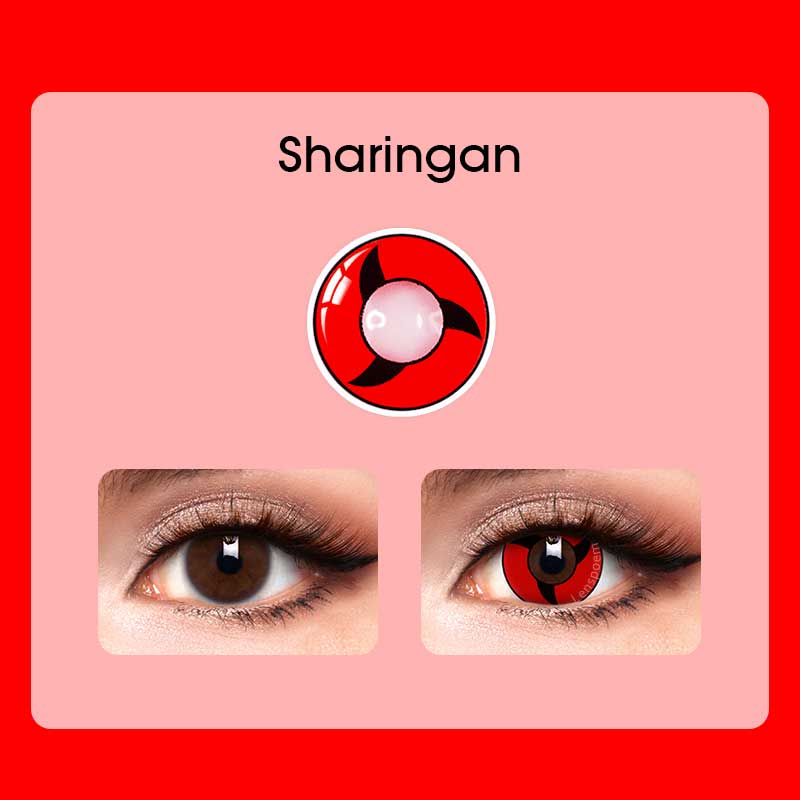 Sharingan Red Contact Lenses