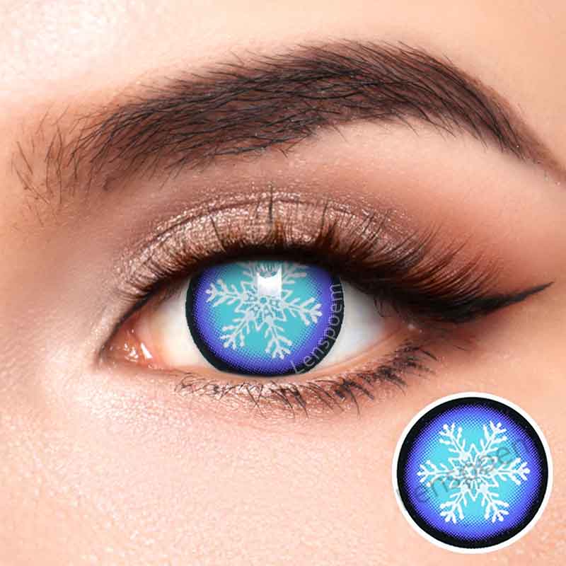Snowflake Blue Contact