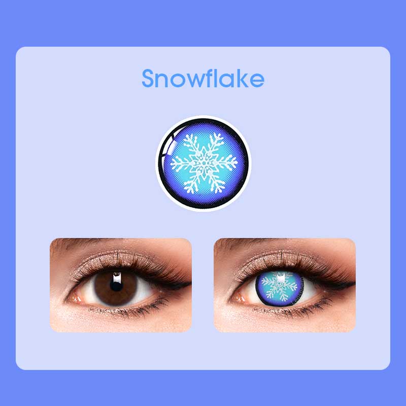 Snowflake Blue Contact
