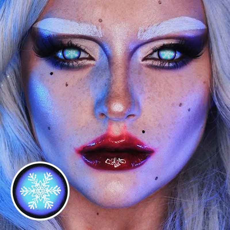 Snowflake Blue Contact