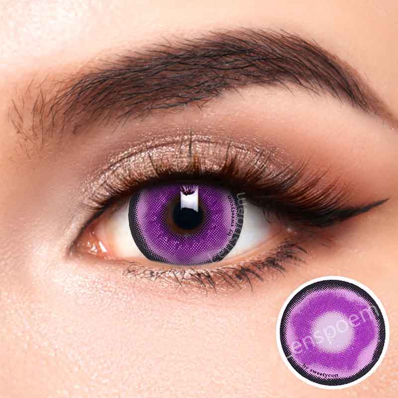Platonic Violet Purple Contact Lenses