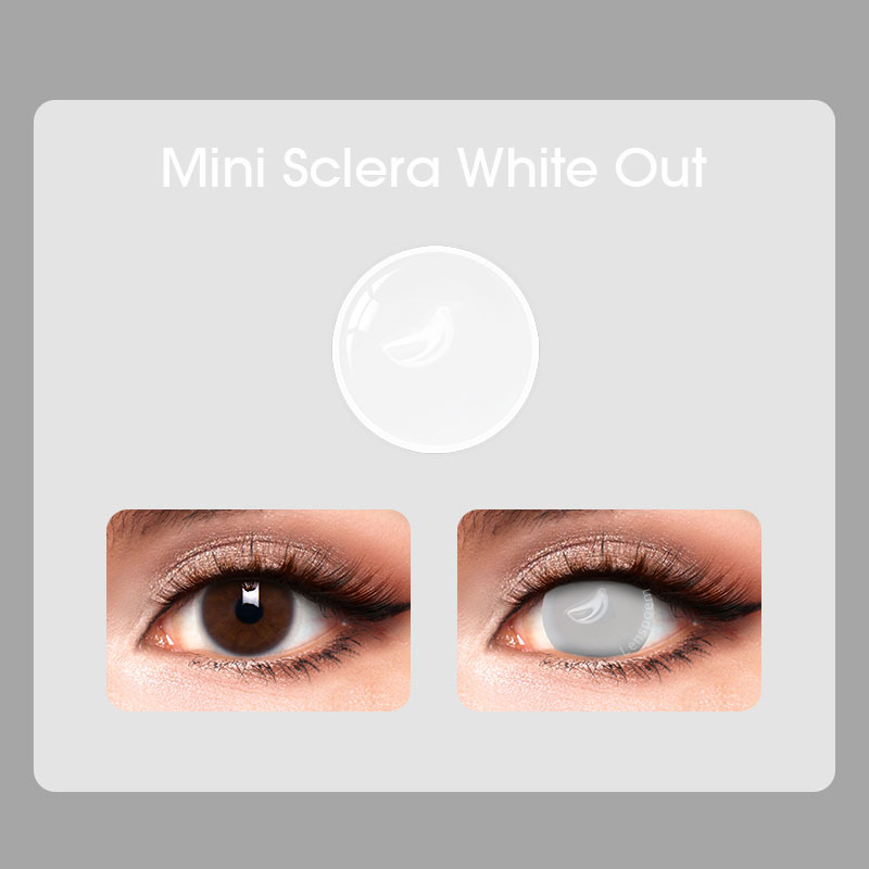 Mini Sclera White Out Lenses