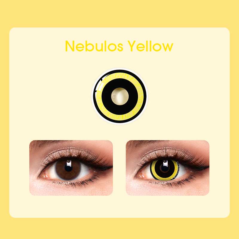 Nebulos Yellow Contact Lenses