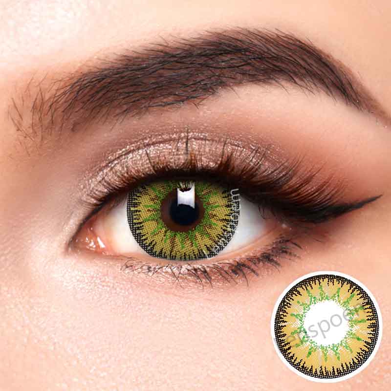 Vika Tricolor Yellow Contact Lenses