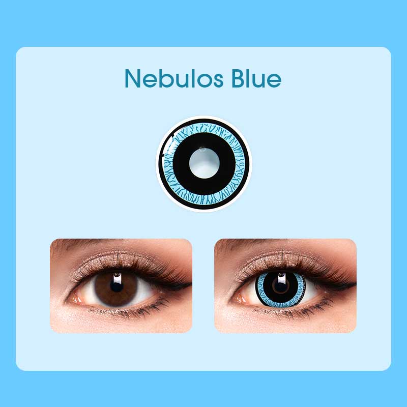 Nebulos Blue Contact Lenses