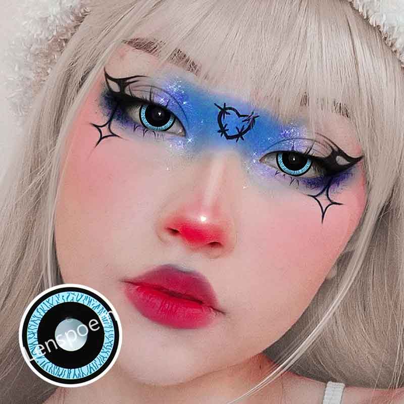 Nebulos Blue Contact Lenses