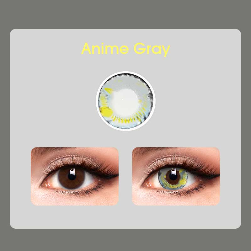 Anime Gray Contact Lenses