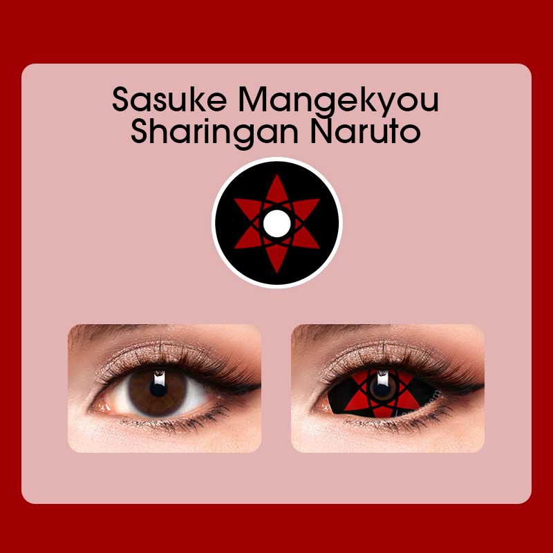 22mm Red Star Full Sclera Contact Lenses