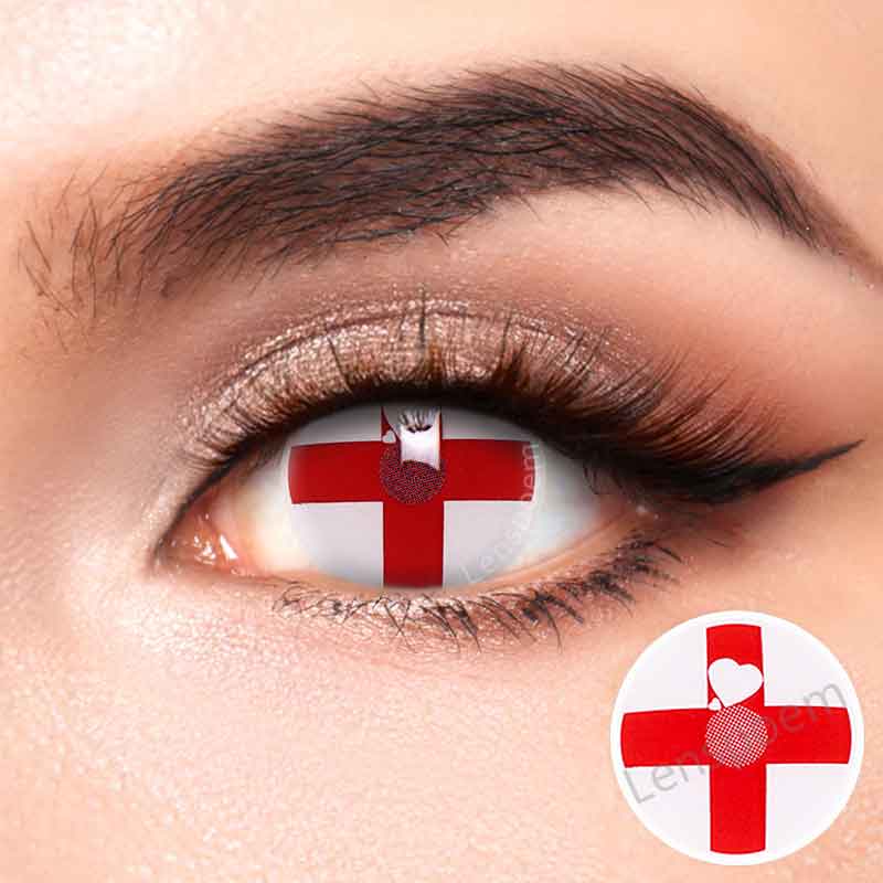 Red Cross Contact Lenses
