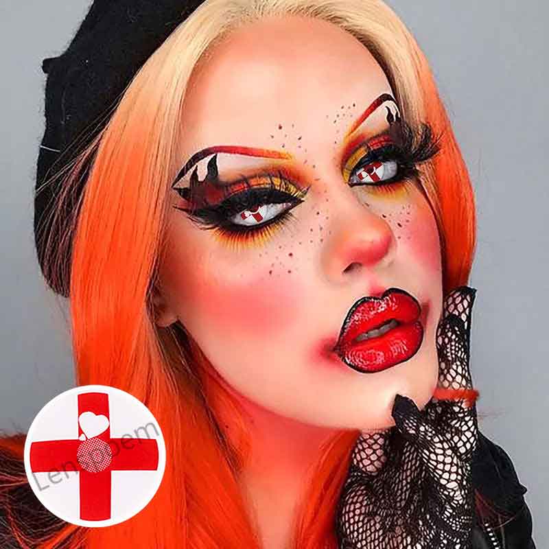 Red Cross Contact Lenses