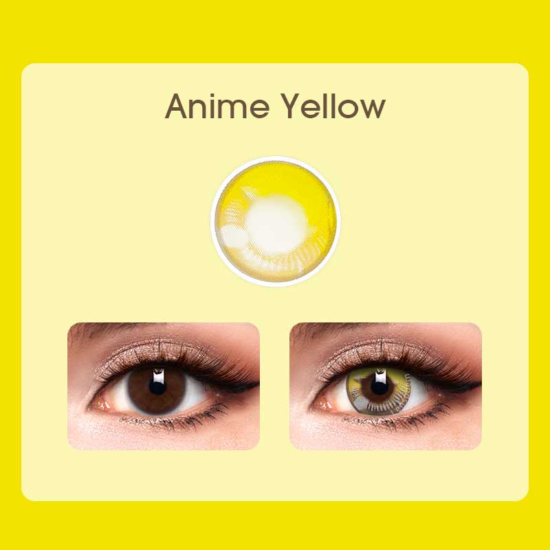 Anime Yellow Contact Lenses
