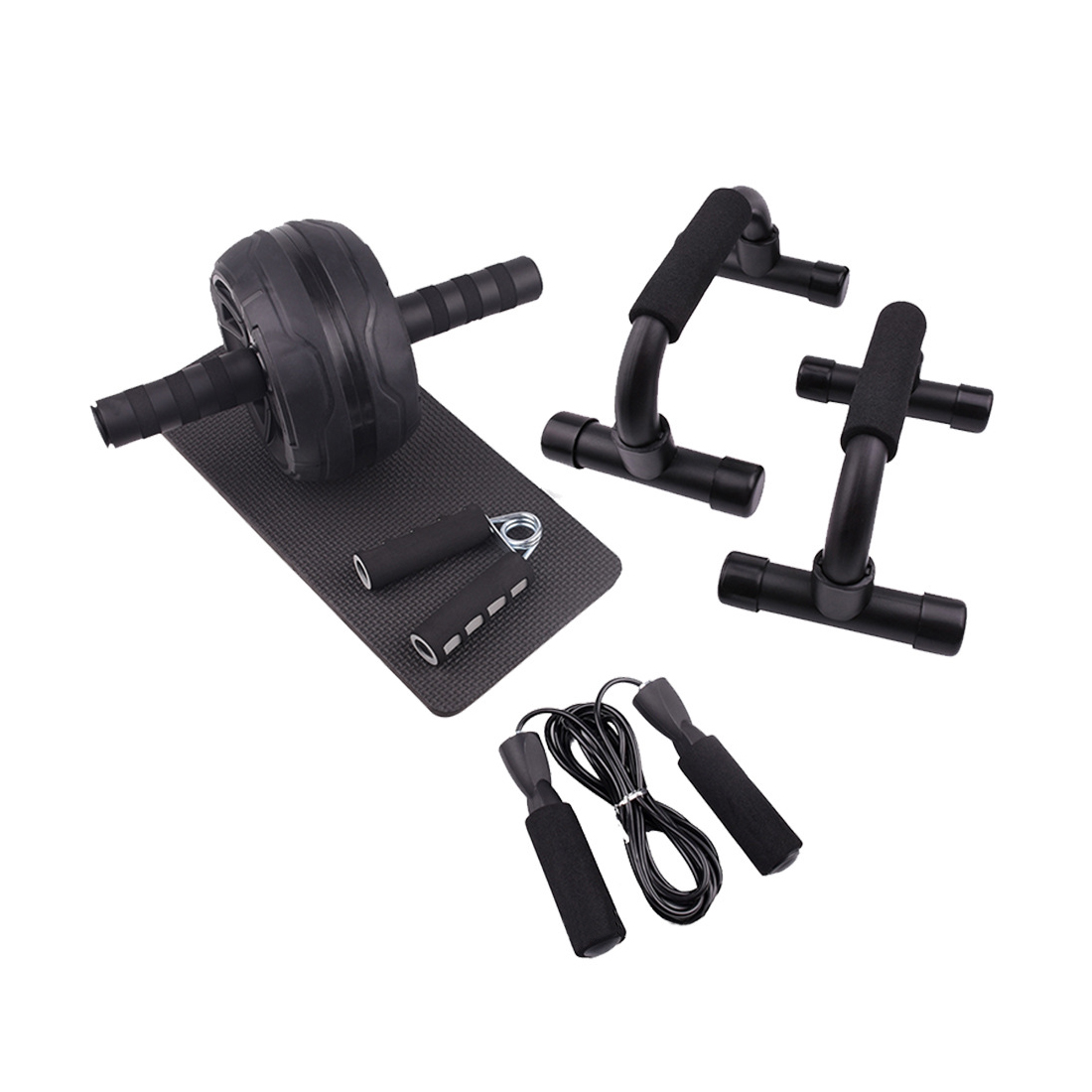 6 In 1 Ab Wheel Roller Kit