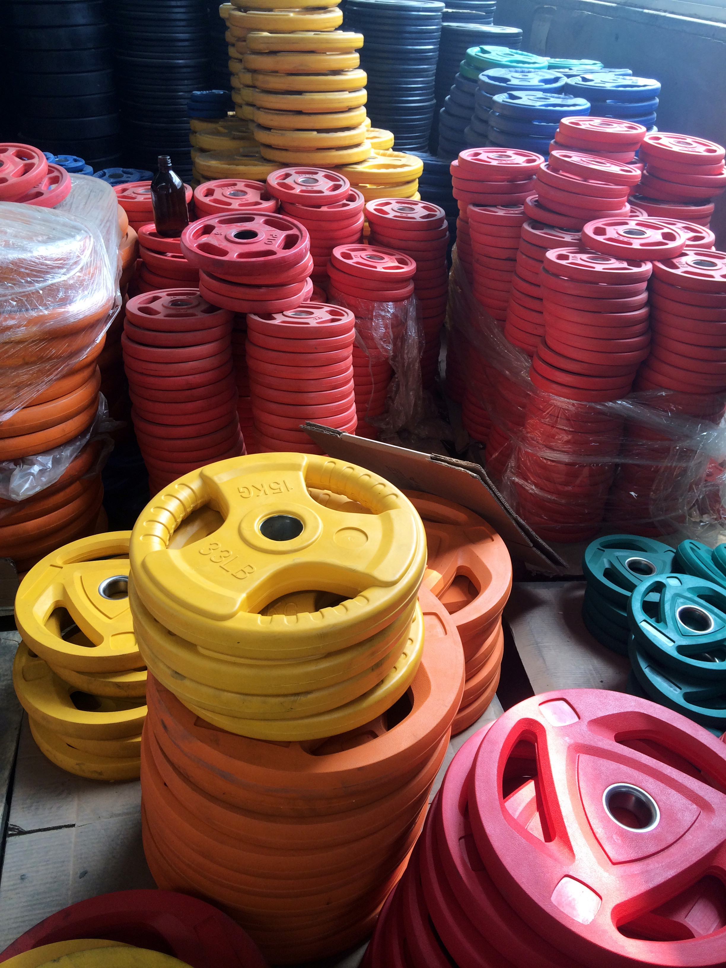 Color Rubber Weight Plate