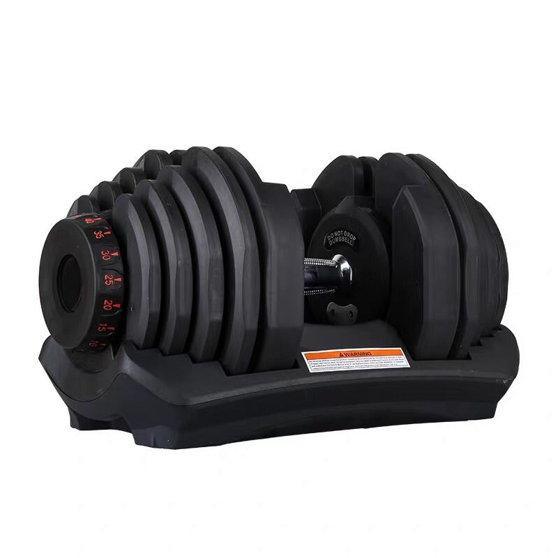 Home Use Quick Change Adjustable Dumbbell With Rubber Coated