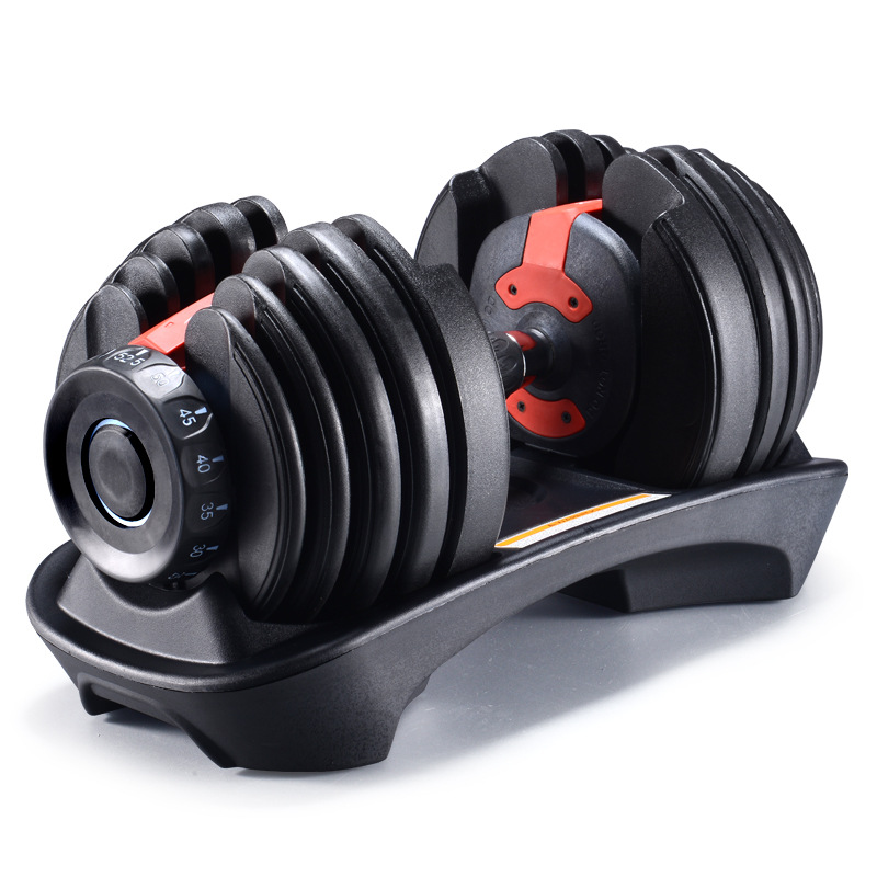 Home Use Quick Change Adjustable Dumbbell With Rubber Coated
