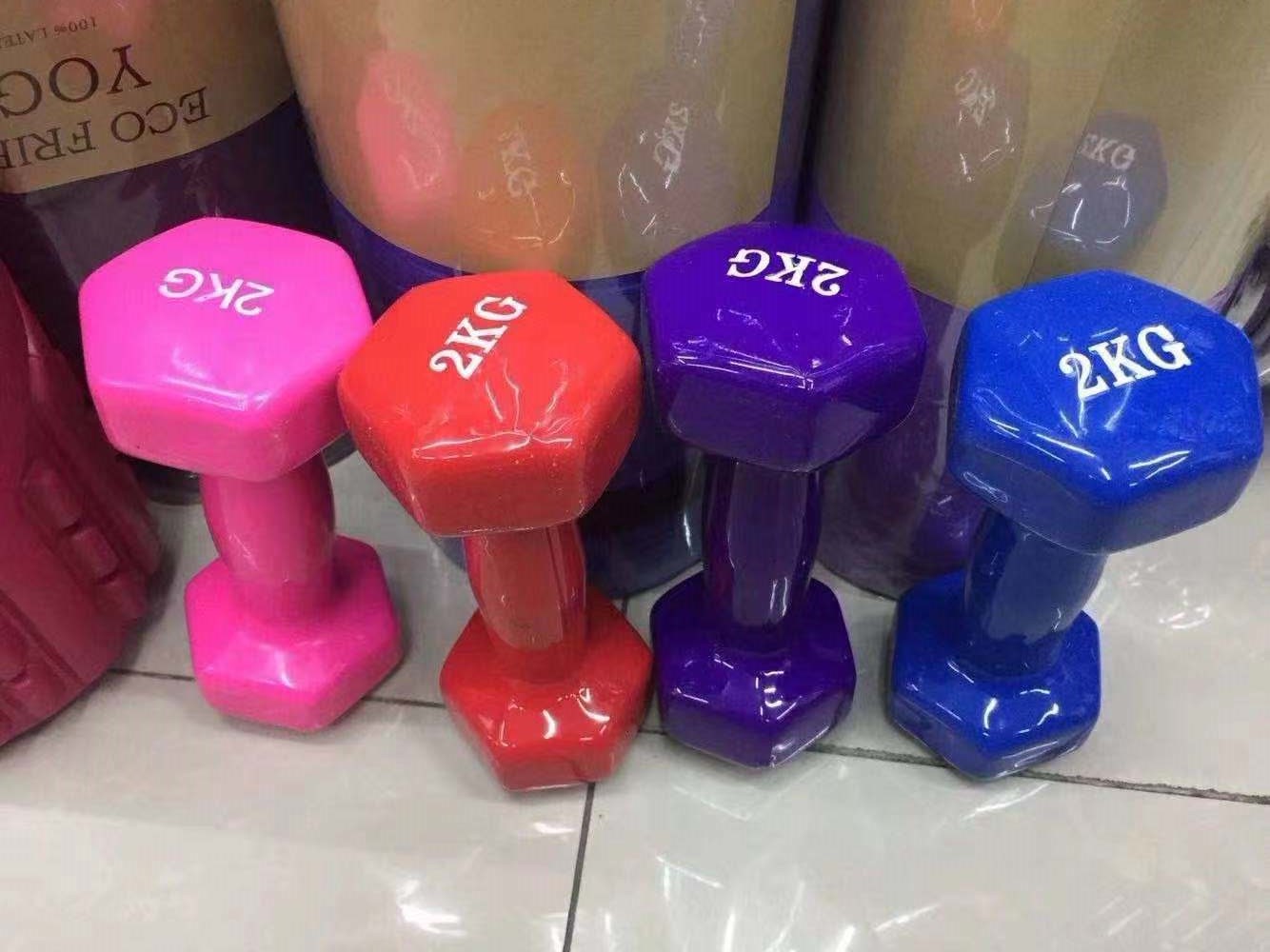 Vinyl dumbbell