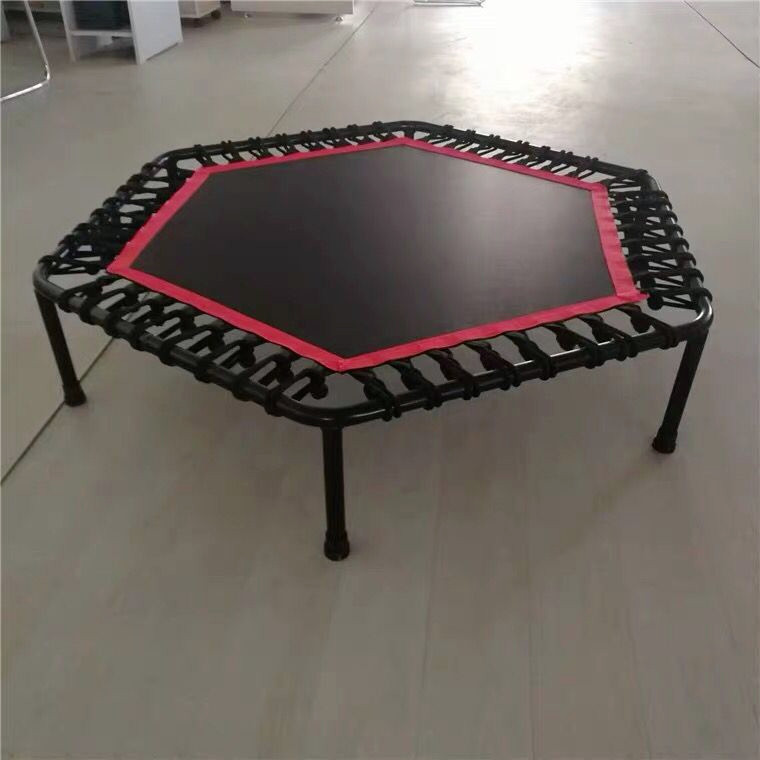 Hexagonal armrest trampoline